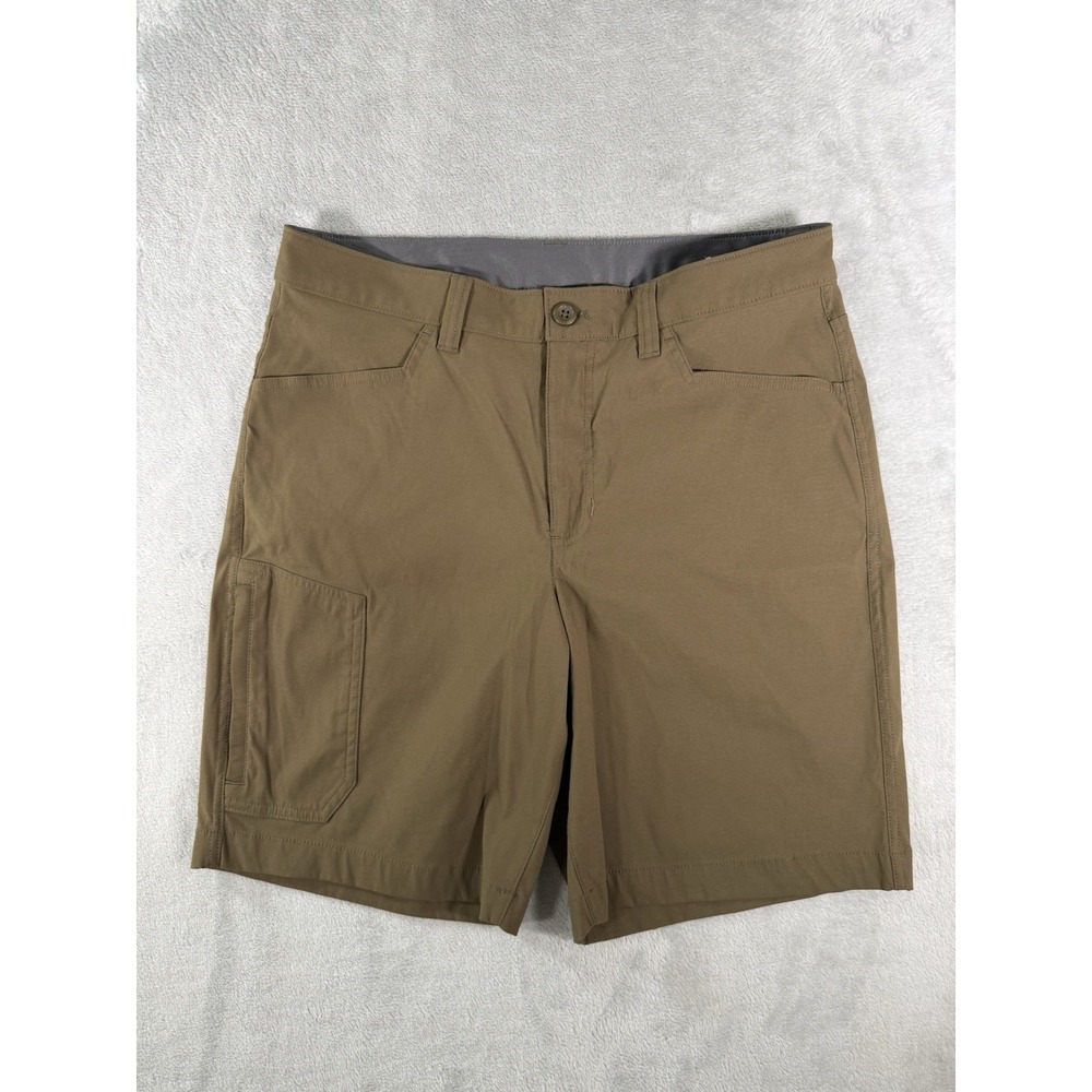 Eddie Bauer Shorts Mens 32 Brown Performance Outdoor Nylon Blend